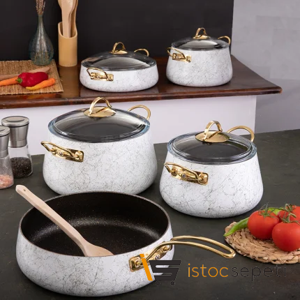 9 Parça White Spider Bakraç Set