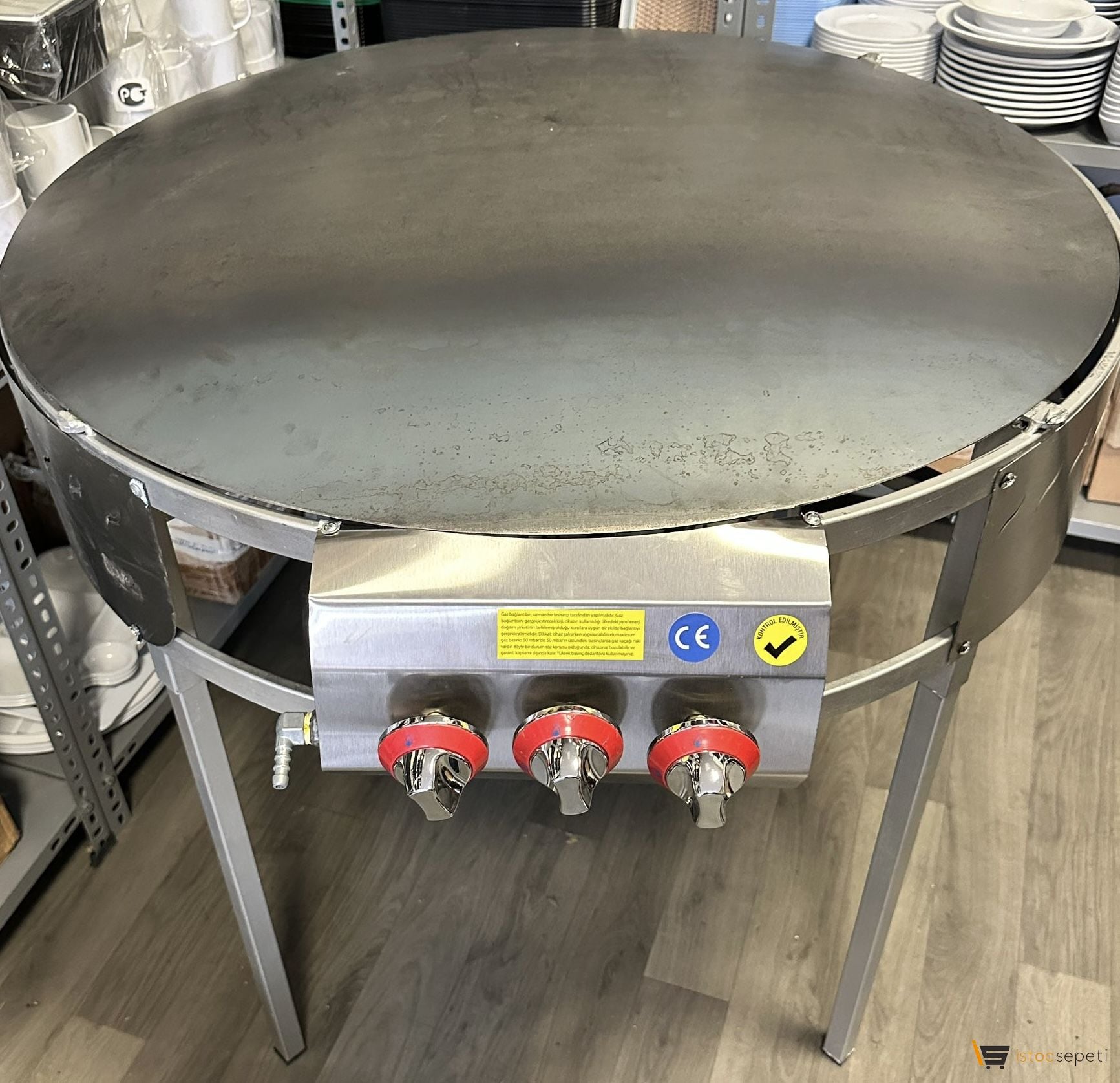 Tüplü Sanayi Tipi Yufka Sacı Tüplü 90 Cm