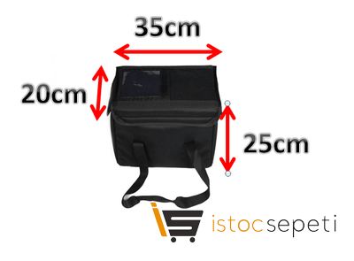 Gıda Taşıma Çantası Siyah 35-20-25
