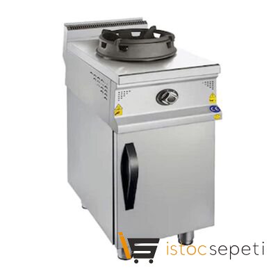 Karacasan 900 Seri Dolaplı Wok Ocak Tekli Gazlı