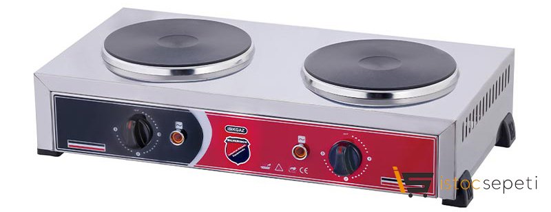 SilverInox Pleyt Isıtıcı İkili Elektrikli