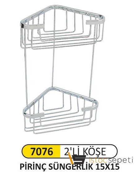 Arı Metal 7076 Süngerlik Pirinç 2 Li 15X15