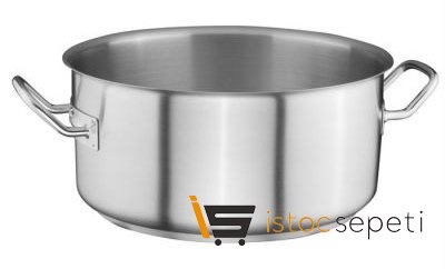 Silindirik Tencere Kapaklı 36x17 cm