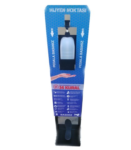 Hijyen Noktası Standı Pedallı Ayak Basmalı