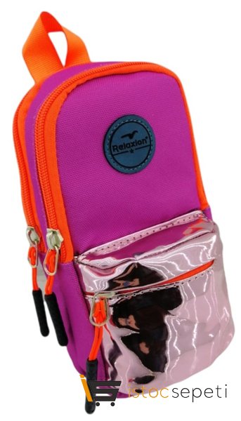 Relaxion Üç Bölmeli Şeffaf Açık Pembe Su Geçirmez Kalemlik