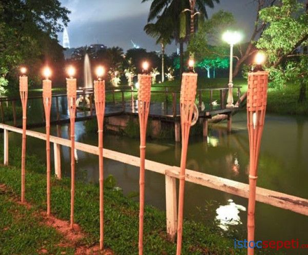 Bambu Meşale 90 cm Toptan Bambu Meşale Fiyatları 10 Adet