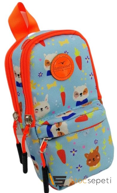 Relaxion 150-28 Üç Bölmeli Tavşan Desenli Su Geçirmez Kalemlik