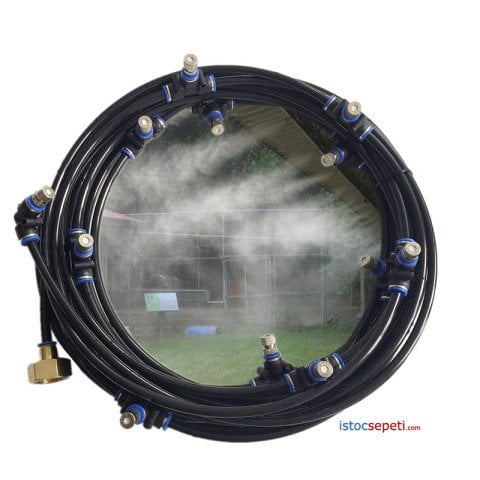 Açık Alan Mist Soğutma Sistemleri 12 Nozul 10 Metre