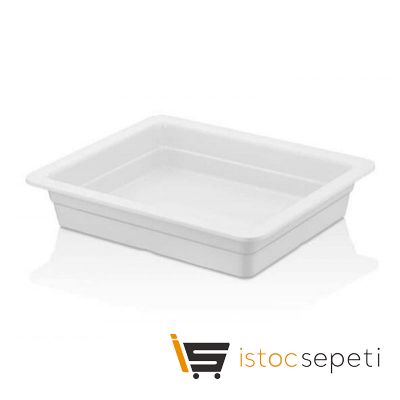 Külsan Thermoset Gastronom Küvet GN 1/2 26.5x32.5 cm 2.9 L Beyaz
