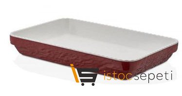 Külsan Thermoset Olie Kase 35.6x24 cm Kırmızı-Beyaz