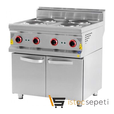 Karacasan 900 Seri Dolaplı Ocak 6'lı Elektrikli