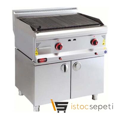 Karacasan 700 Seri Dolaplı Lavataş Izgara 800x700x850 mm Gazlı