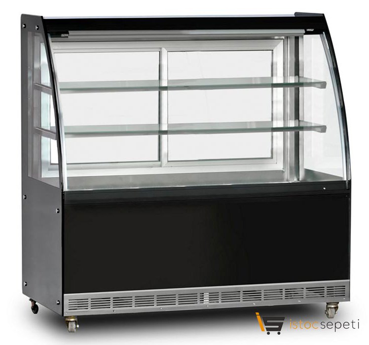 Isıtmalı Bombe Camlı Teşhir Dolabı 590 L 160x70x130 cm