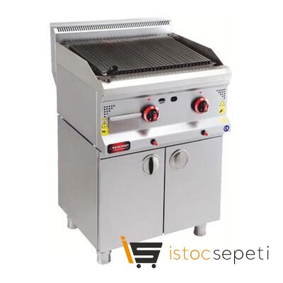 Karacasan 600 Seri Dolaplı Lavataş Izgara 600x600x850 mm Gazlı