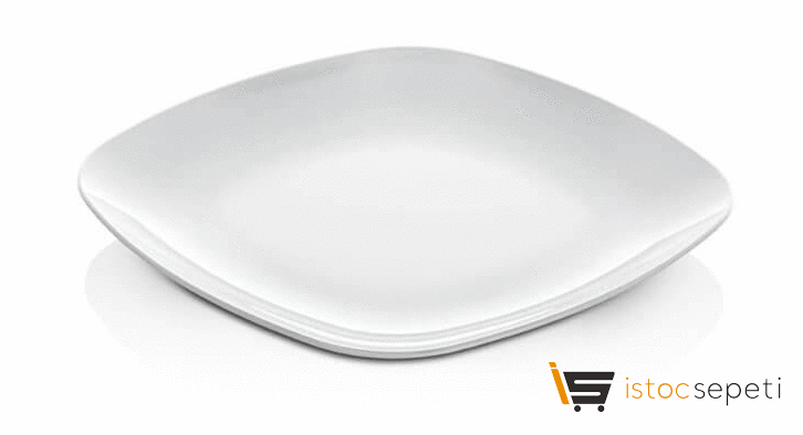 Kare Tasarım Servis Tabağı 17 cm
