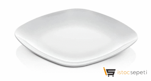 Kare Tasarım Servis Tabağı 17 cm