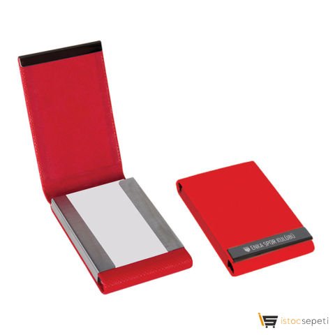 Kırmızı Kartvizitlik Promosyon