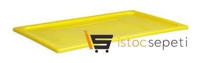 Kilitli Propilen Gastronomi Kapağı GN 1/1 Sarı