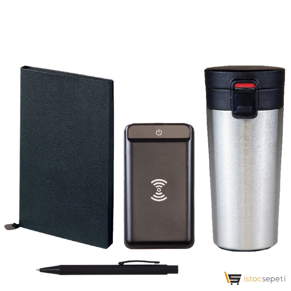 Krom Termos Hediyelik Set Promosyon