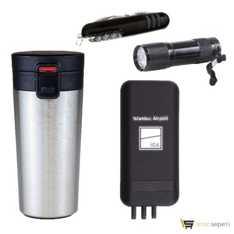 Krom Termos Hediyelik Set Promosyon