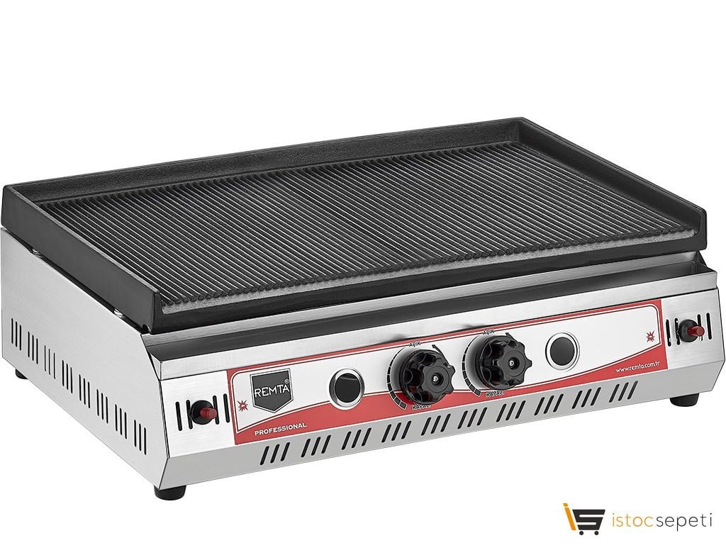 Remta 70 cm Tam Oluklu Doğalgazlı Döküm Izgara R70CETO