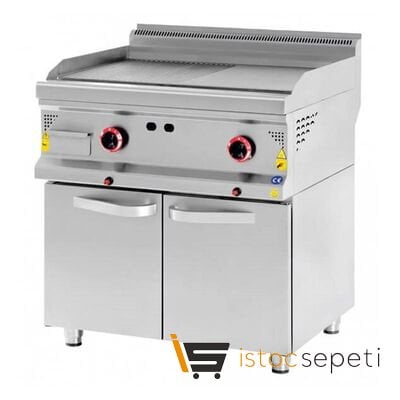 Karacasan 900 Seri Dolaplı Nervürlü Izgara 800x900x850 mm Gazlı