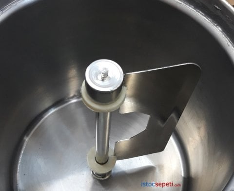 Karıştırıcılı Sahlep Makinesi 15 Lt Bakır Salep Kazanı