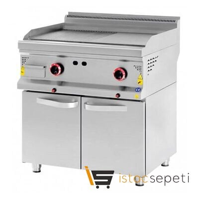 Karacasan 900 Seri Dolaplı Nervürlü Izgara 400x900x850 mm Elektrikli