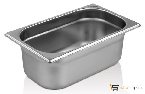 Standart Gastronom Küvet 1/4 - 100 265x162 mm 2,8 lt 0,441 gr