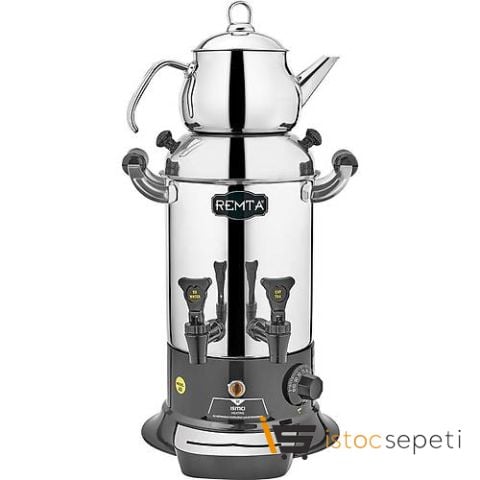 Remta R25 Mini Çift Demlikli Semaver 5 Lt Çay Makinesi
