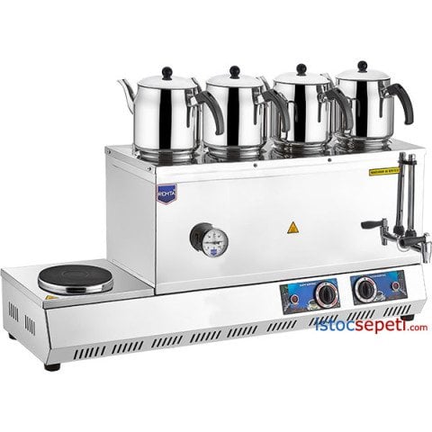 Remta 85 Model Elektrikli Çay Ocağı K33 58 Lt 4 Demlikli