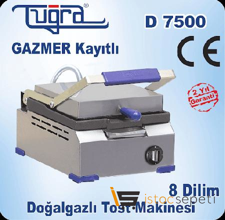 Sanayi Tost Makinası 8 Dilim Tuğra D7500