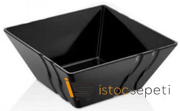 Külsan Thermoset Luxor Kase 19x19 cm 1565 ml Siyah