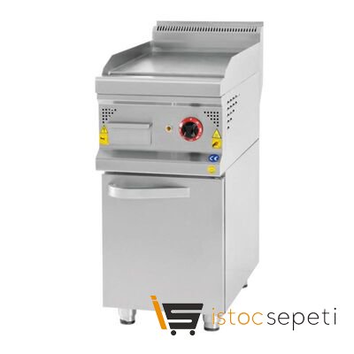 Karacasan 700 Seri Dolaplı Düz Pleyt Izgara 400x700x850 mm Gazlı