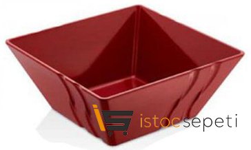 Külsan Thermoset Luxor Kase 19x19 cm 1565 ml Kırmızı