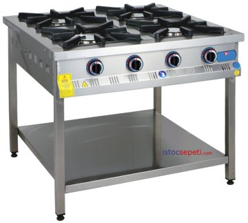 4 Gözlü Uzun Ayaklı LPG Uyumlu Ocaklar