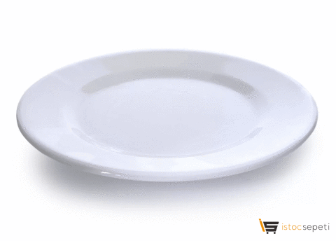 Kırılmaz Melamin Tatlı Pasta Servis Tabağı 21 cm