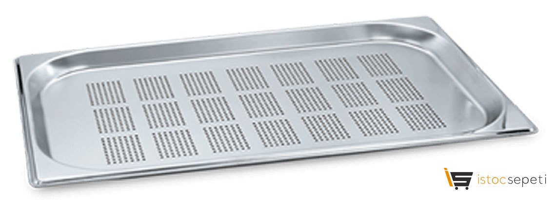 Delikli Gastronom Küvet 1/1 - 20 530x325 mm 2,5 lt