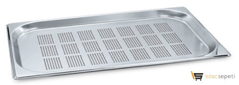 Delikli Gastronom Küvet 1/1 - 20 530x325 mm 2,5 lt