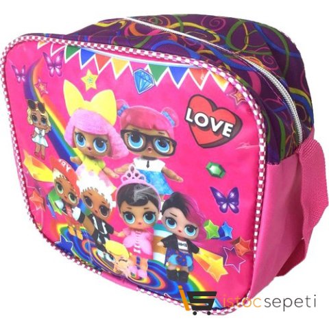 Relaxion Lol Karakterli Kabartmalı Işıklı İlkokul Çantası  Beslenme Çantası