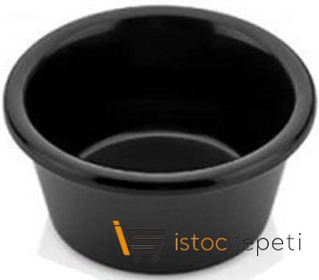 Külsan Thermoset Ramekins Minimal 7 cm 4 cm Yükseklik 60 ml Siyah