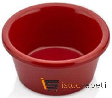 Külsan Thermoset Ramekins Minimal 7 cm 4 cm Yükseklik 60 ml Kırmızı