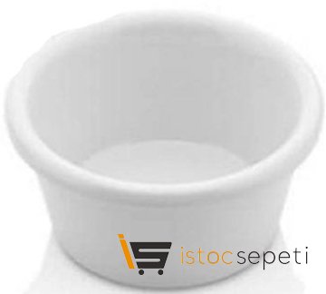 Külsan Thermoset Ramekins Minimal 7 cm 4 cm Yükseklik 60 ml Beyaz