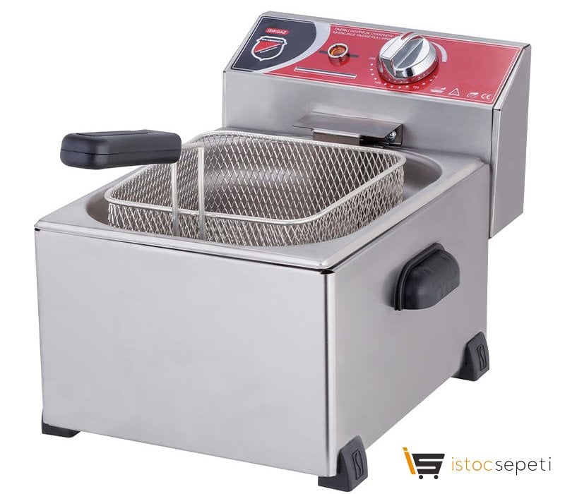 SilverInox Fritöz 5 L Elektrikli