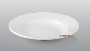 Melamin Tabak Kırılmaz Oval Düz Tabak 23 cm