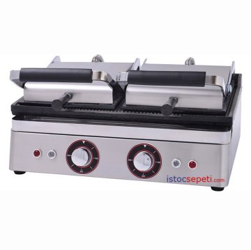 Çift Kapaklı Sanayi Tipi Tost Makinesi Elektirik ile Çalışan Tost Makinesi