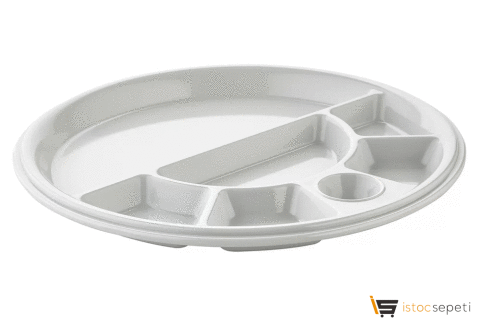 Kırılmaz Melamin Kahvaltı Tabağı 7 Bölmeli