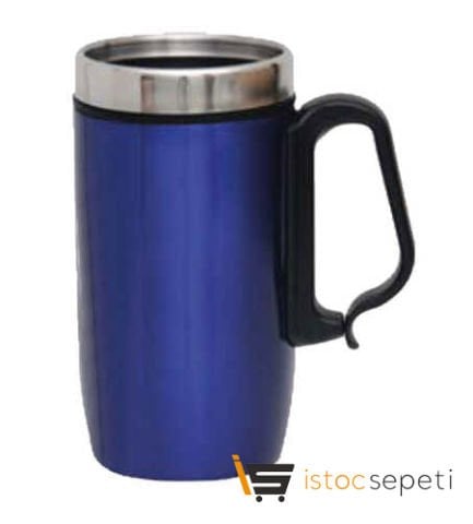 Kupa Çelik Bardak 280 ml Lacivert Promosyon