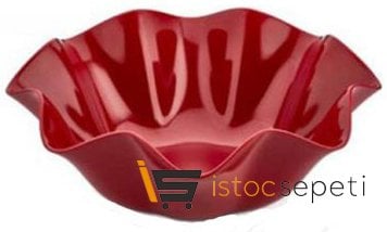 Külsan Thermoset Roza Kase 20 cm 750 ml Kırmızı
