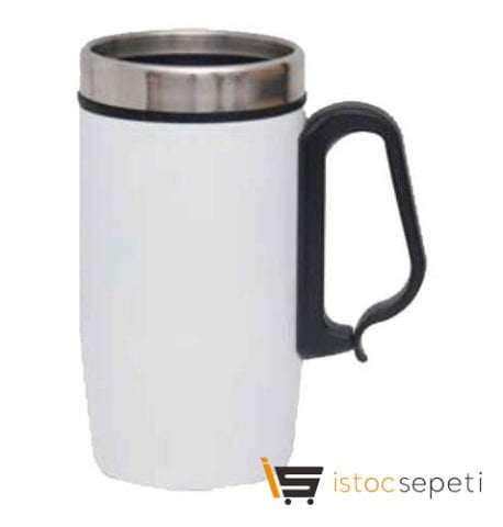 Promosyon Kupa Çelik Bardak 280 ml Beyaz